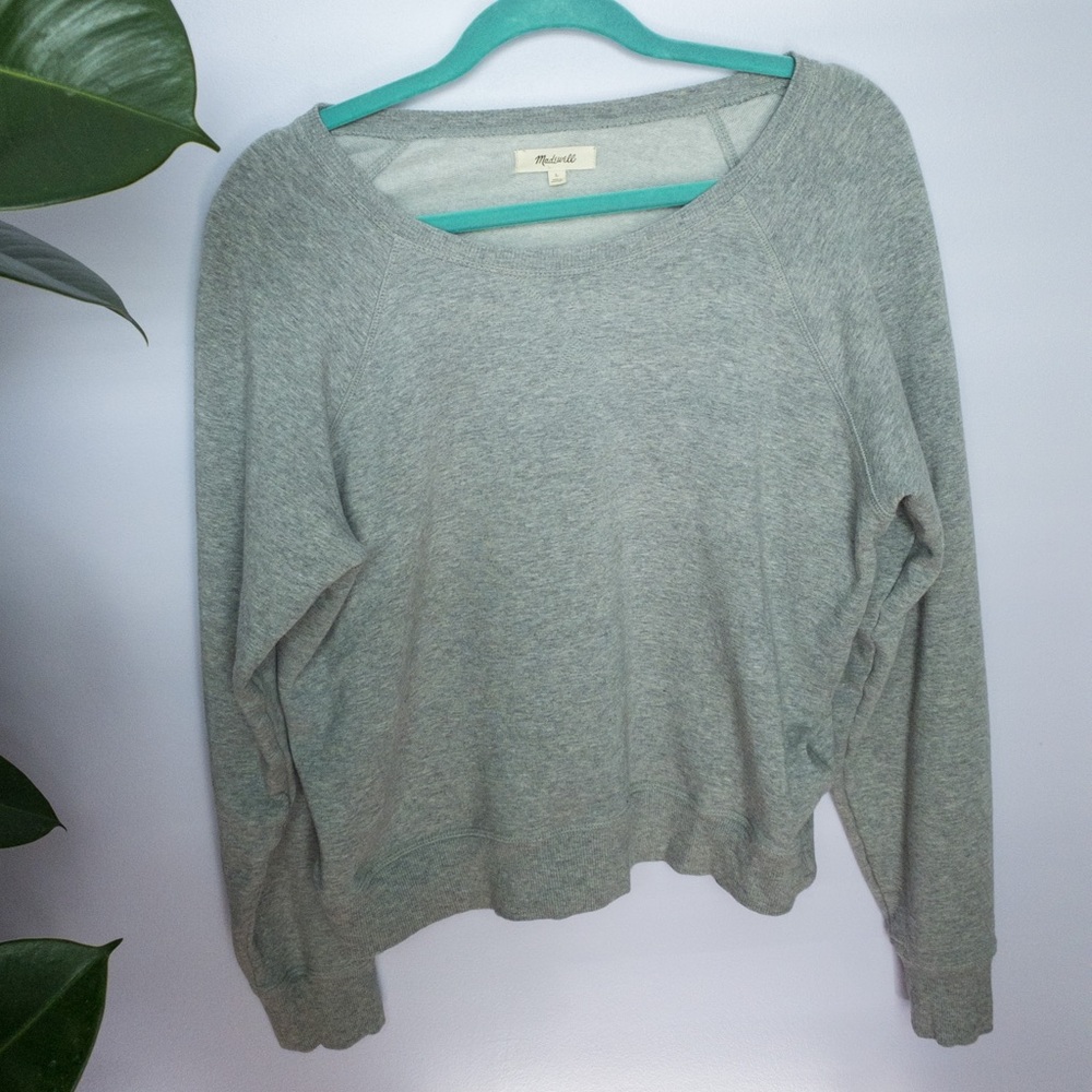 MADEWELL | Crew Neck Raglan Sleeve Sweatshirt - Picture 2 of 5